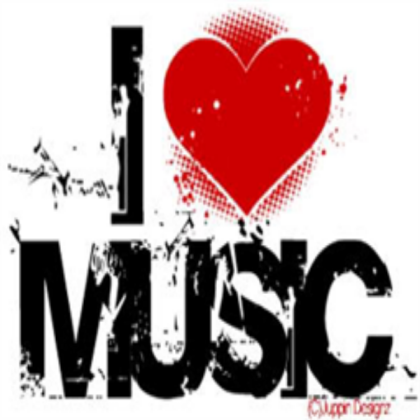 I♥ Music Roblox decal