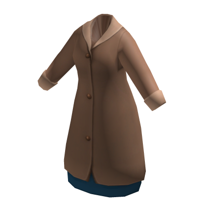 1950 Cute Brown Winter Coat
