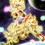 Sonic and his cool friends