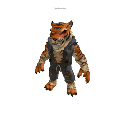 Tiger Beastman Monster R15 - NPC with Boss Script