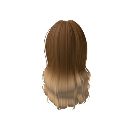 Messy soft waves in brown and blonde