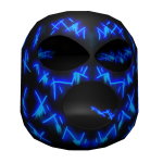 Blue Scarred Ski Mask