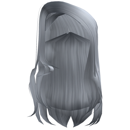 Silver Y2K Side Swept Layers