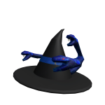 Azure Boa Witch Hat