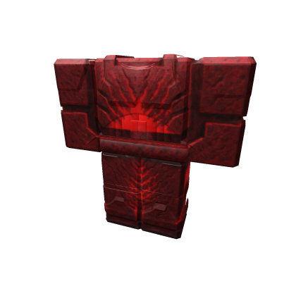 Red lava armor