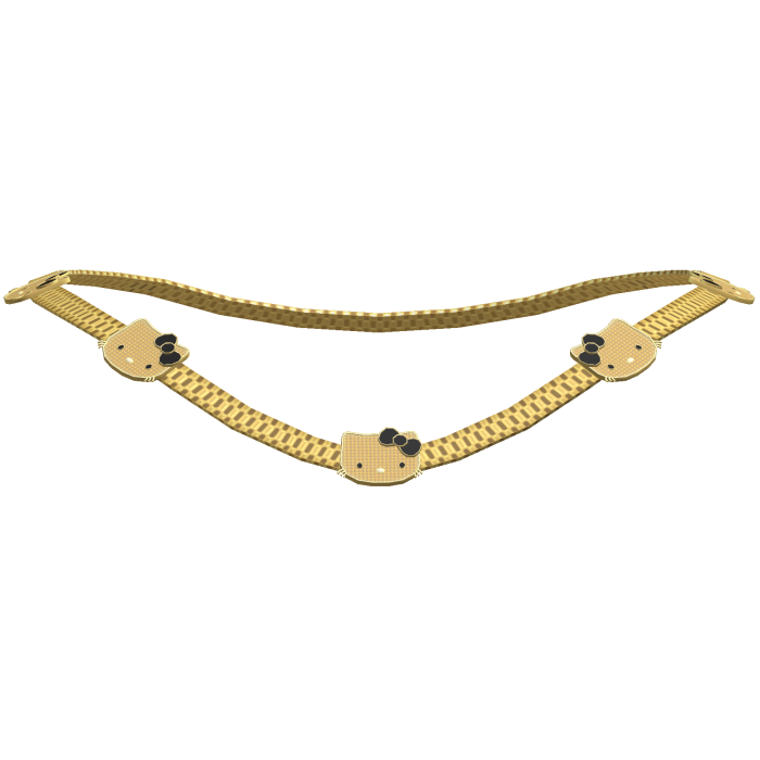 Gold kitty rolex chain necklace [3.0]