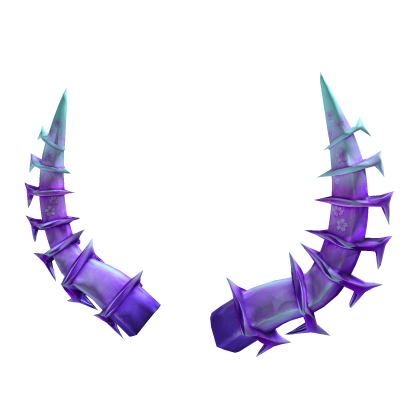 [CODE = FREECHERRY] Purple Cherry Blossom Horns