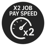 x2 Job Pay Speed