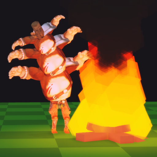 de fire is bright