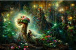 X Fairies in the forest X