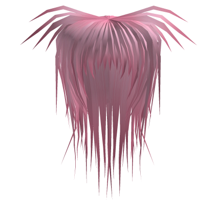 spiky pink moe hair w pigtails