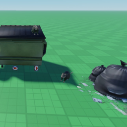 Kill rats on an empty green baseplate {EARLY BETA}
