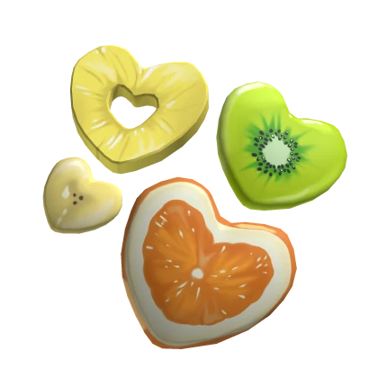 栗まり★ジャイアント★ heart harajuku mori kei igari fruit hair clips | Roblox Item