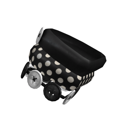 Black & White Polkadot Button Bracelet