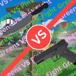 - Greens VS Pink Fight -