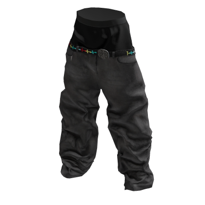 Baggy Jeans w/ CH Belt