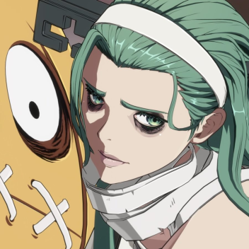 green haired girl obby