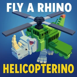 Fly a Rhino Helicopterino Brainrot icon