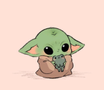 BABY YODA GROUP FAN