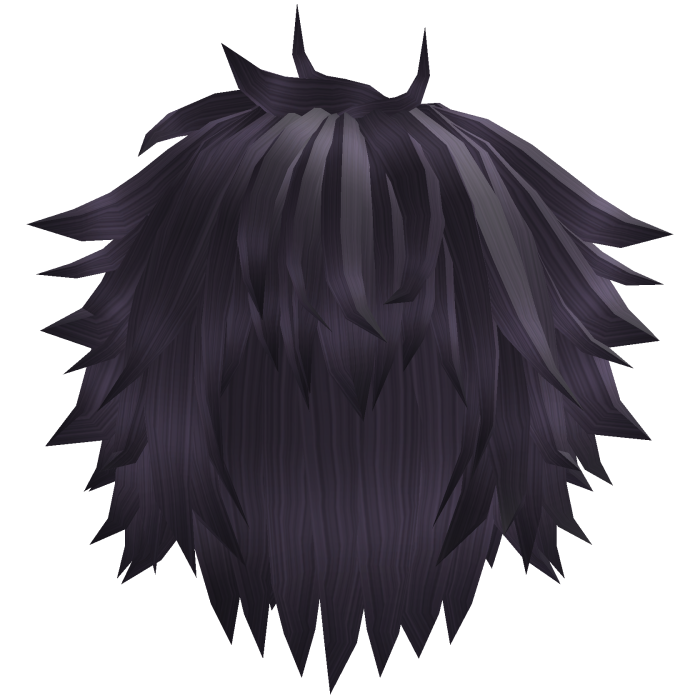 Purple Long Spiky Fluffy Messy Rockstar Hair