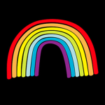 Rainbow robloxians of roblox :D