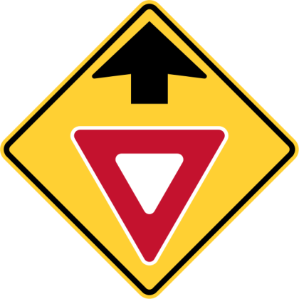 Yield Ahead Sign Roblox decal