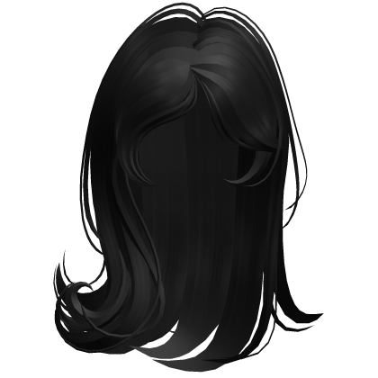 ♡ Igari Side Bangs Shoujo Girl Hair (Black)