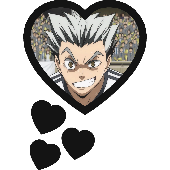 Kotaro Bokuto Thinking Hearts Haikyuu