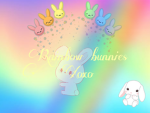 the rainbow bunniess!