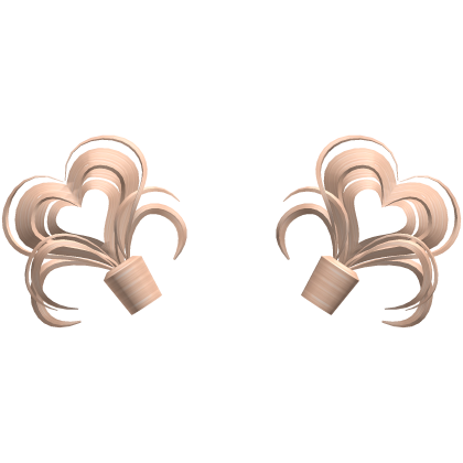 Valentines Heart Extensions in Blonde Roblox item