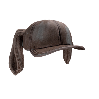 Brown Bunny Ear Jeans Cap Y2K 2000s