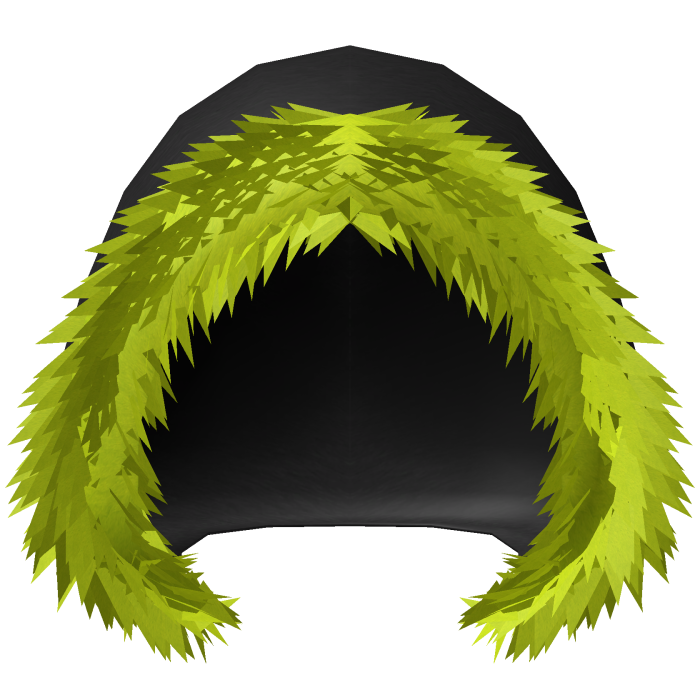Green Fur Winter Hood