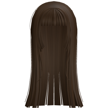 ♡: pretty doll straight long hime in brown Roblox item