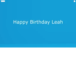 Happy Birthday Leah: Leah LAND icon