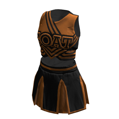 Cheerleader Uniform | Black Orange thumbnail