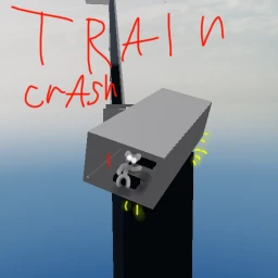 Train crash icon