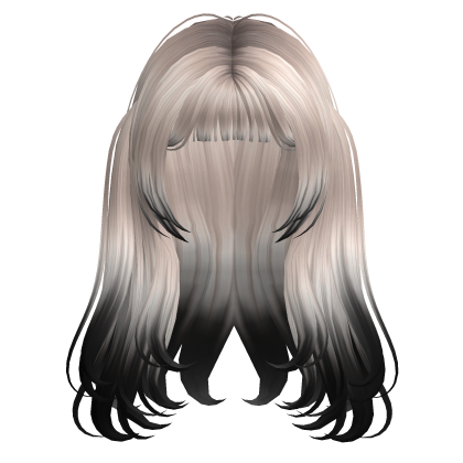 ♡ blonde to black cute dolly hair Roblox item