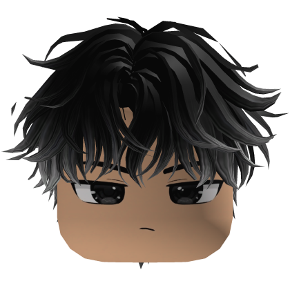 messy hair boy