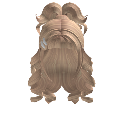 Cute Curly Half Up Ponytail (Blonde) Roblox item