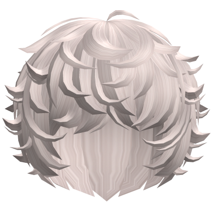 cute kawaii ashy messy swirly curly fluffy hair