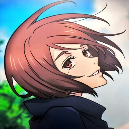 Short-haired anime portrait