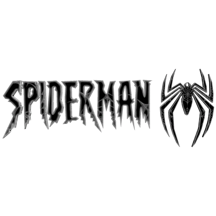 SpiderMan White Spider Text