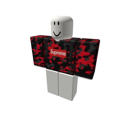 RED CAMO Supreme Shirt Roblox