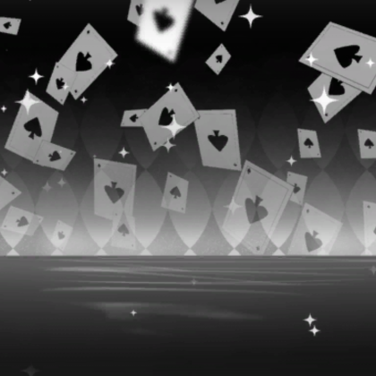 Black Poker Cards Emo Larp Background