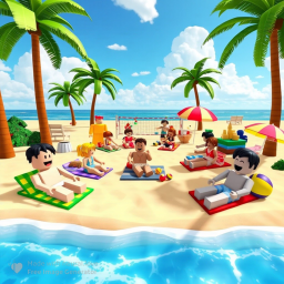 Beach Hangout🏖️+ ClothingStore VC🔊