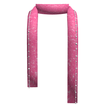 Hot Pink Y2K Winter Scarf