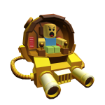 Golden Mini Mech Gunner (back)