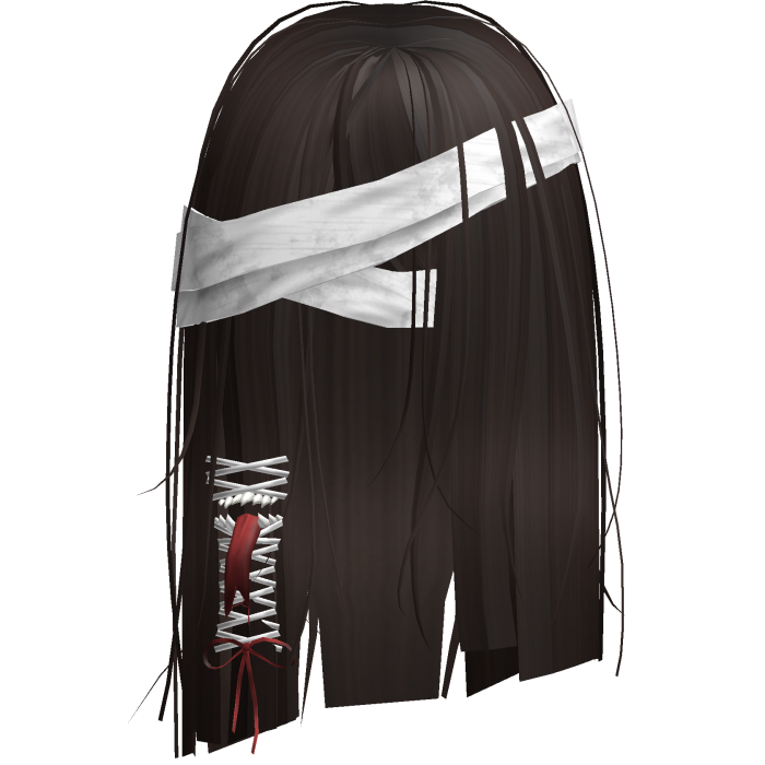 Creepy Brown Short Monster Hair Bandages