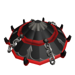 Red Chained Samurai Hat