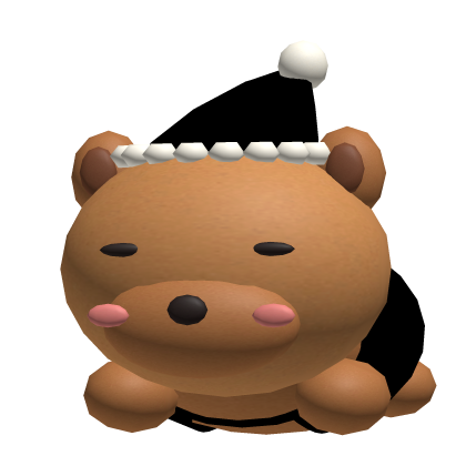 Sleepy Christmas Capybara